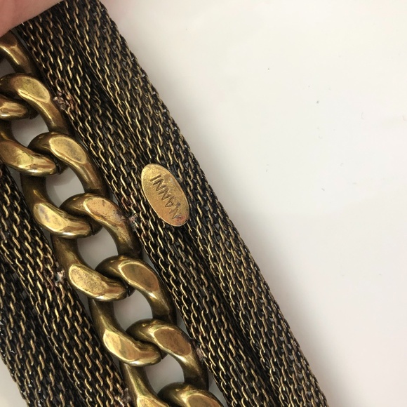 Nanni Leopard and Gold Metal Belt Sz 34 main image 7